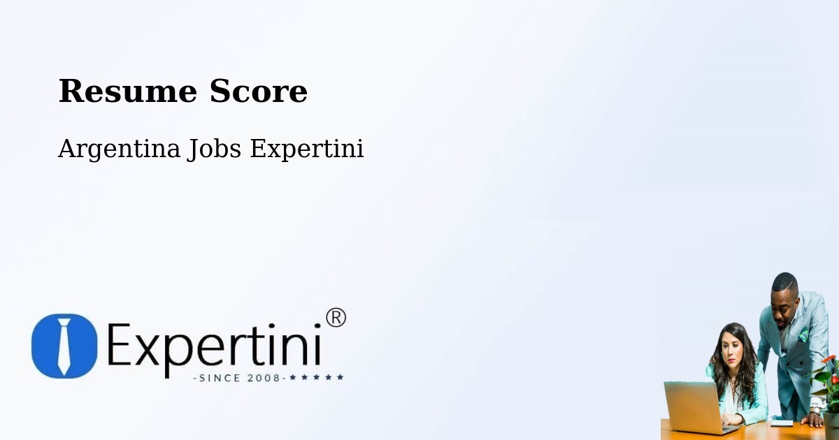 Resume Score & Job Description Match Tool – Famaillá - Argentina Jobs Expertini